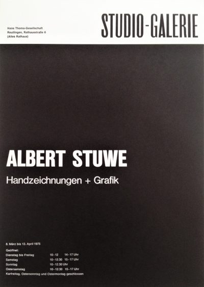 Rückblick 1975 Kunstverein Reutlingen